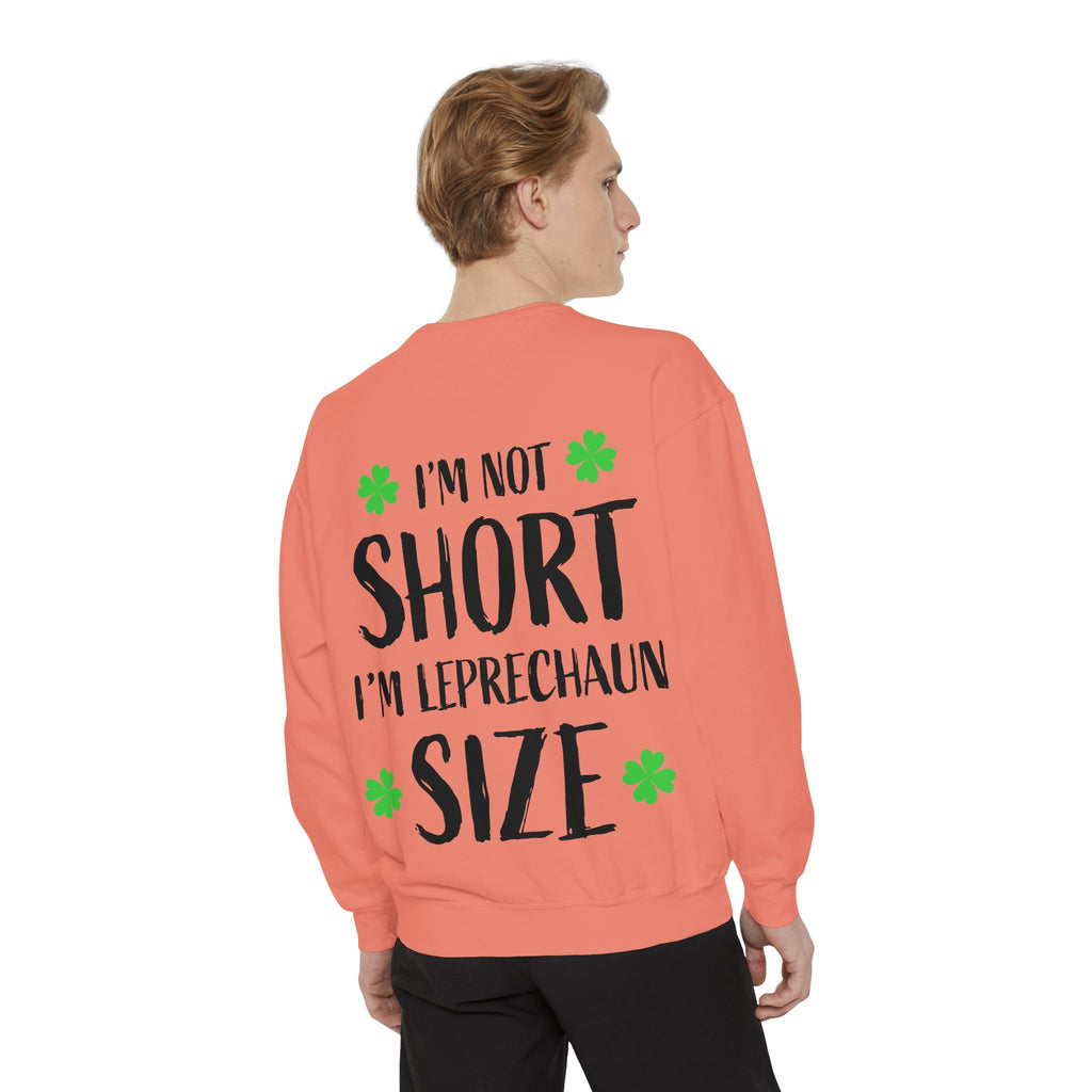 I'm Not Short I'm Leprechaun Size Sweatshirt — St. Patrick's Day Funny Crewneck