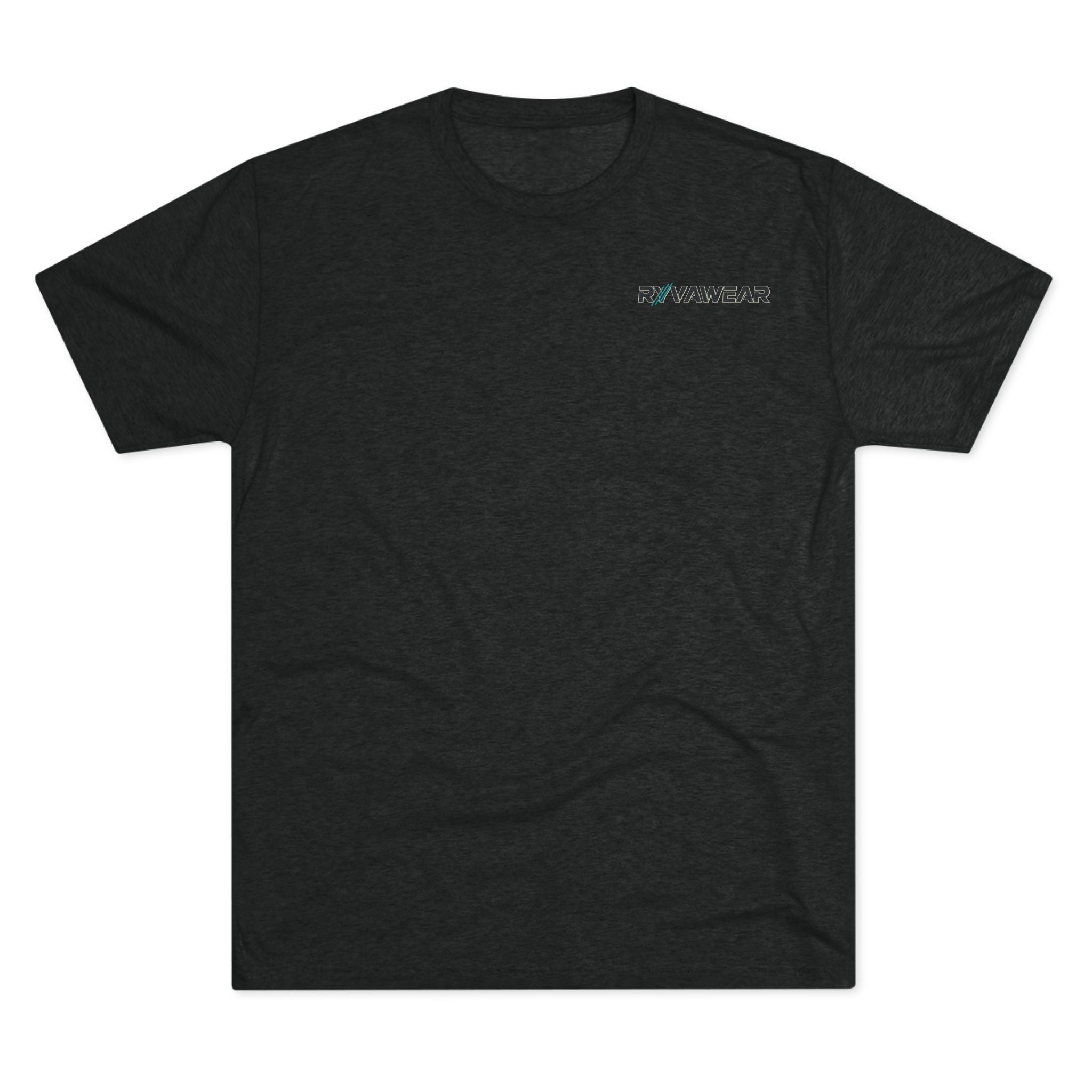RYVNAWEAR Minimal Logo Tee — Lightweight Tri-Blend Crew Shirt