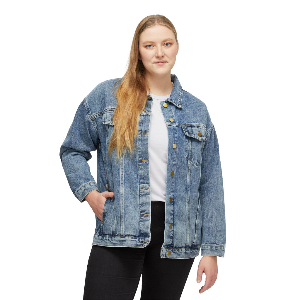 Women's Denim Jacket — Classic Relaxed-Fit Jean Jacket for Everyday Wear