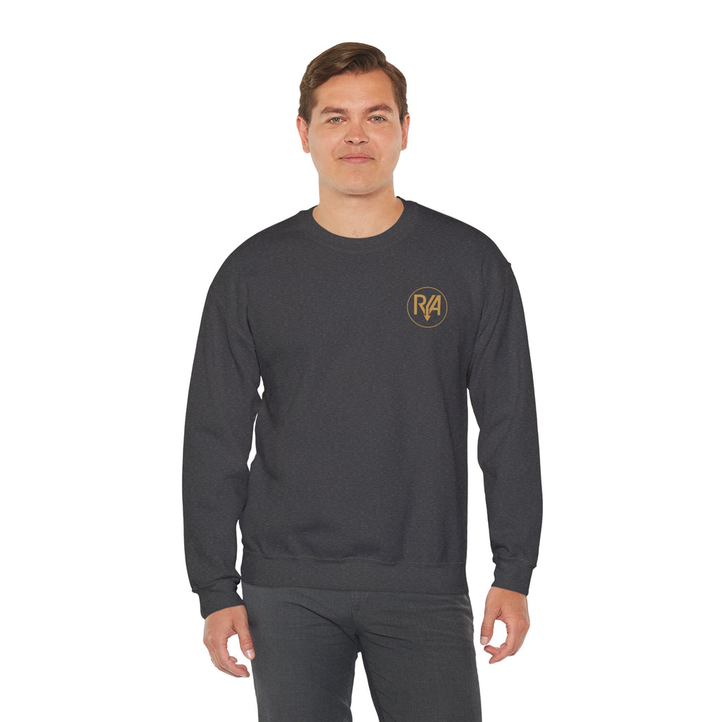 Crewneck Sweatshirt — Teddy Bear Streetwear Graphic (Gold Chains & Cap)