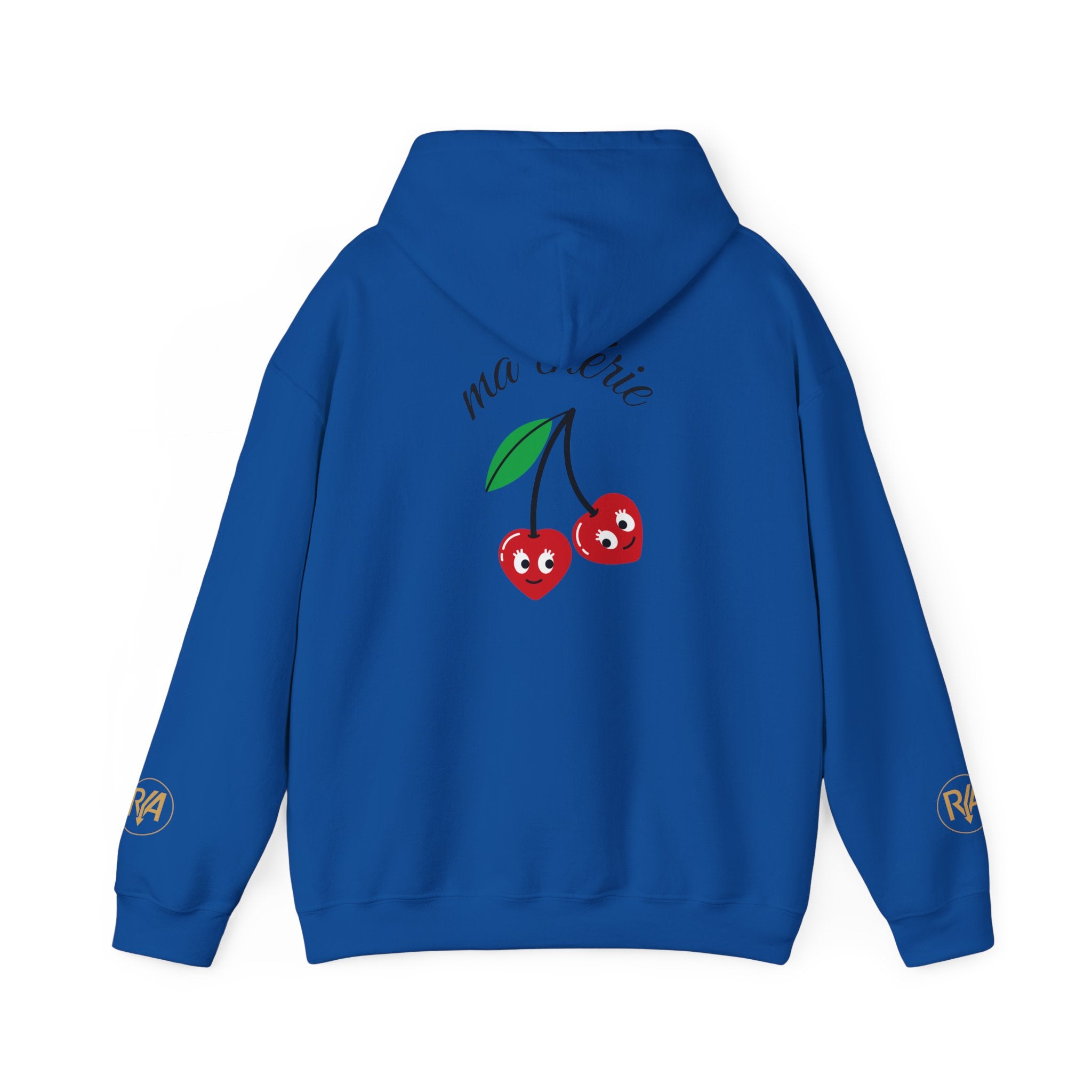 Cherry Mariette Hoodie — Cute Retro Cherry Graphic Hooded Sweatshirt