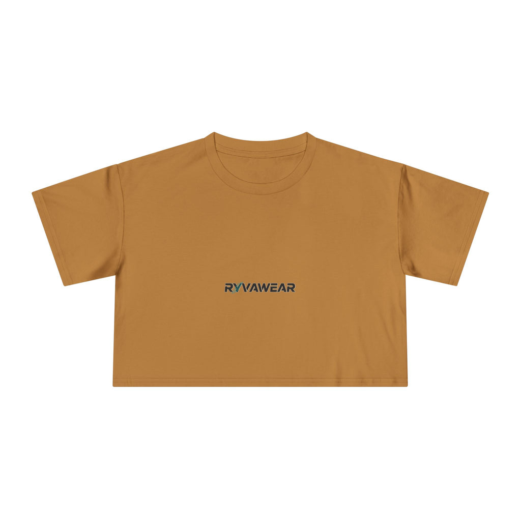 Women's Crop Tee – Minimal 'RYYAWEAR' Logo Crop Top