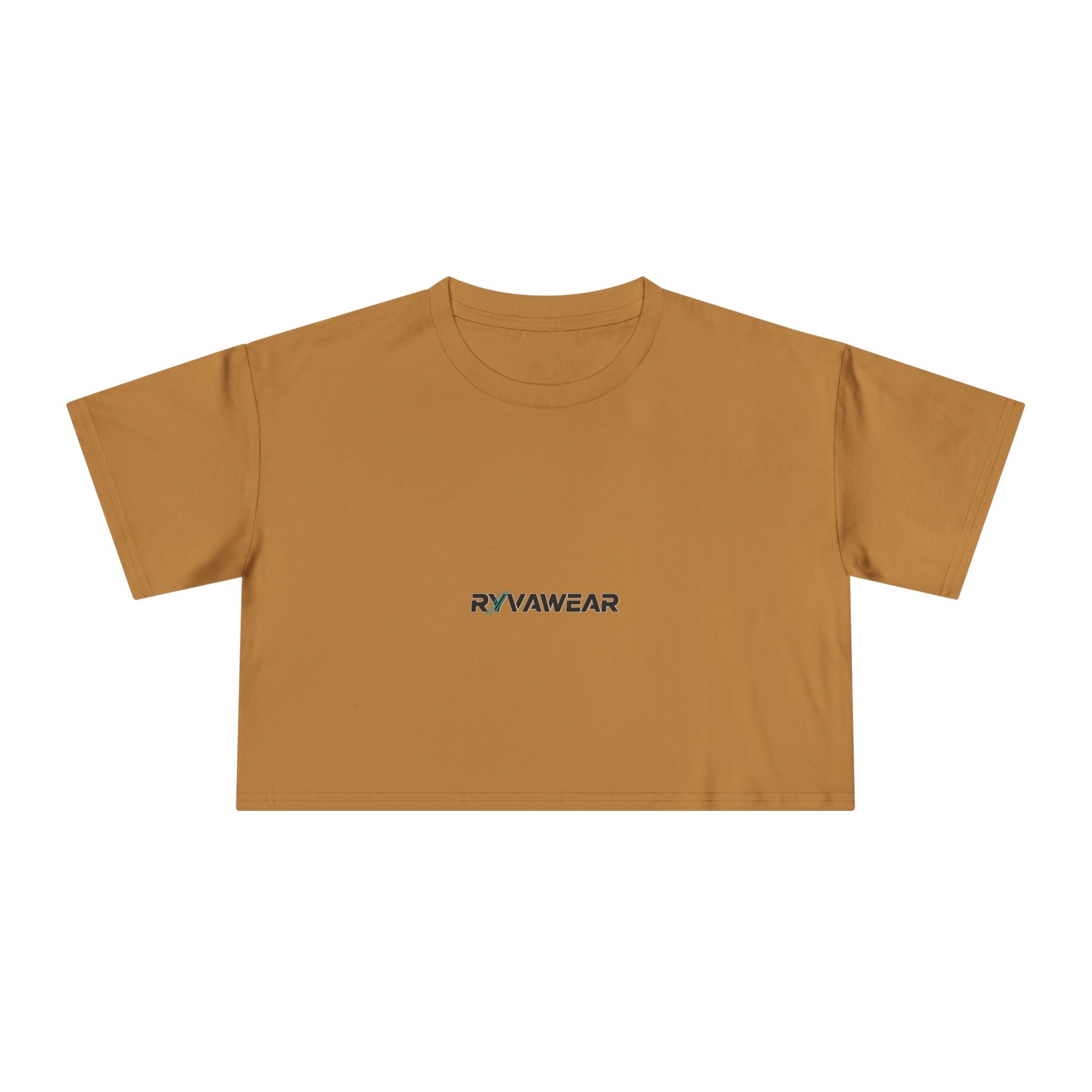 Women's Crop Tee – Minimal 'RYYAWEAR' Logo Crop Top