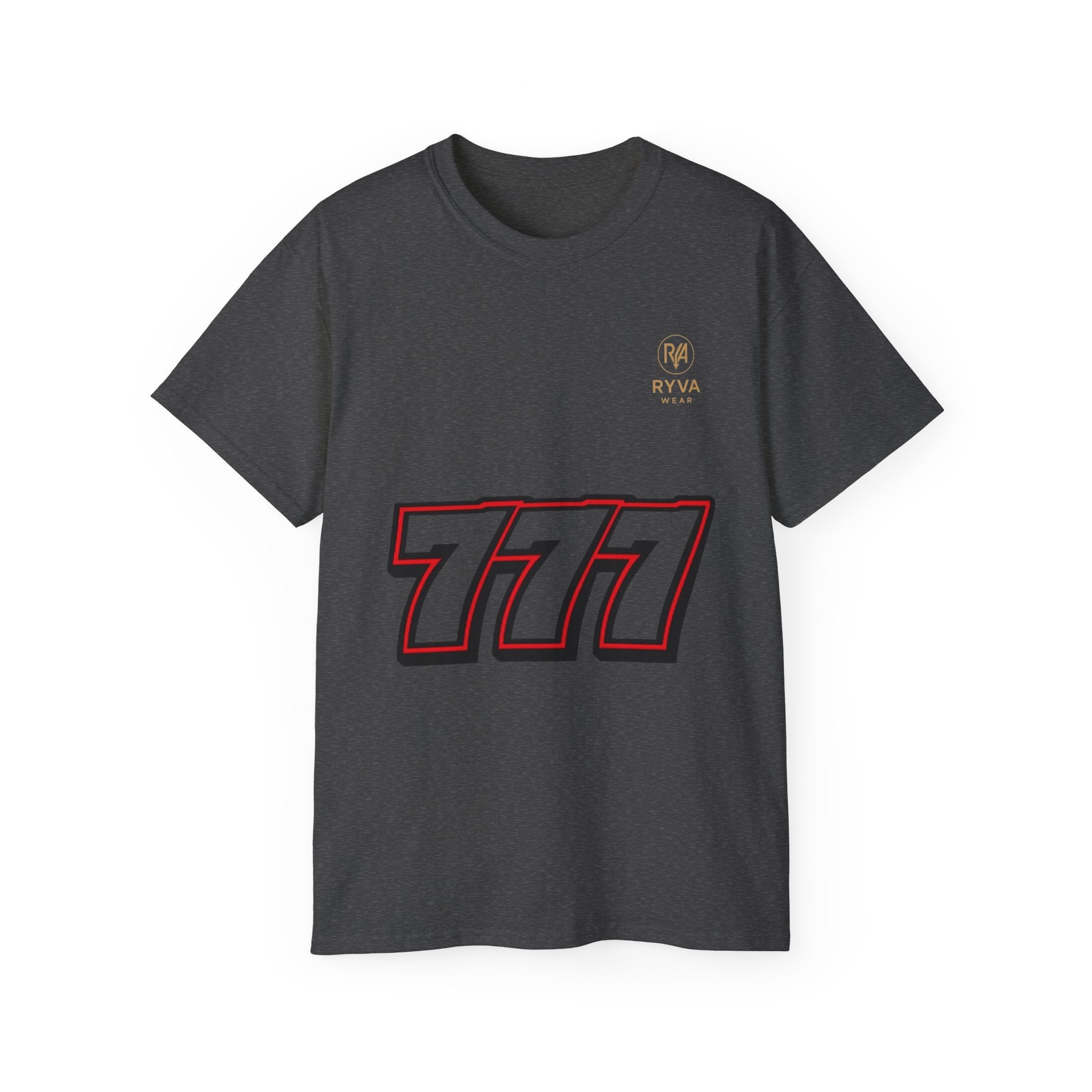 777 Graphic Tee — Lucky Slot Machine Number T-Shirt