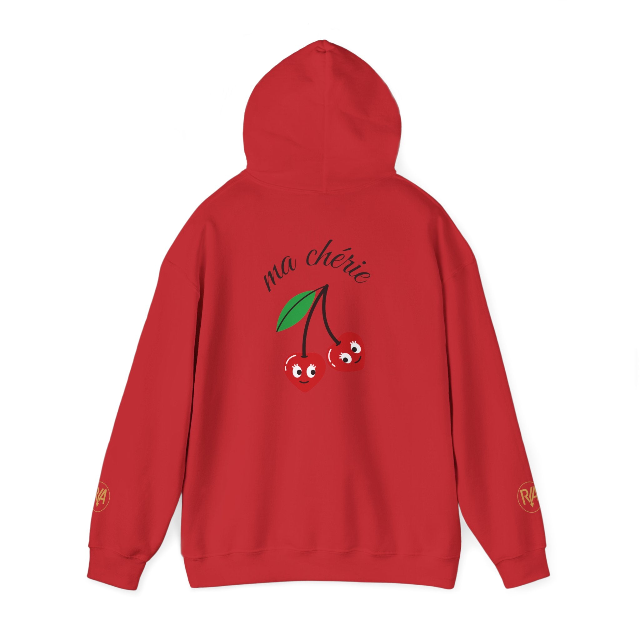 Cherry Mariette Hoodie — Cute Retro Cherry Graphic Hooded Sweatshirt