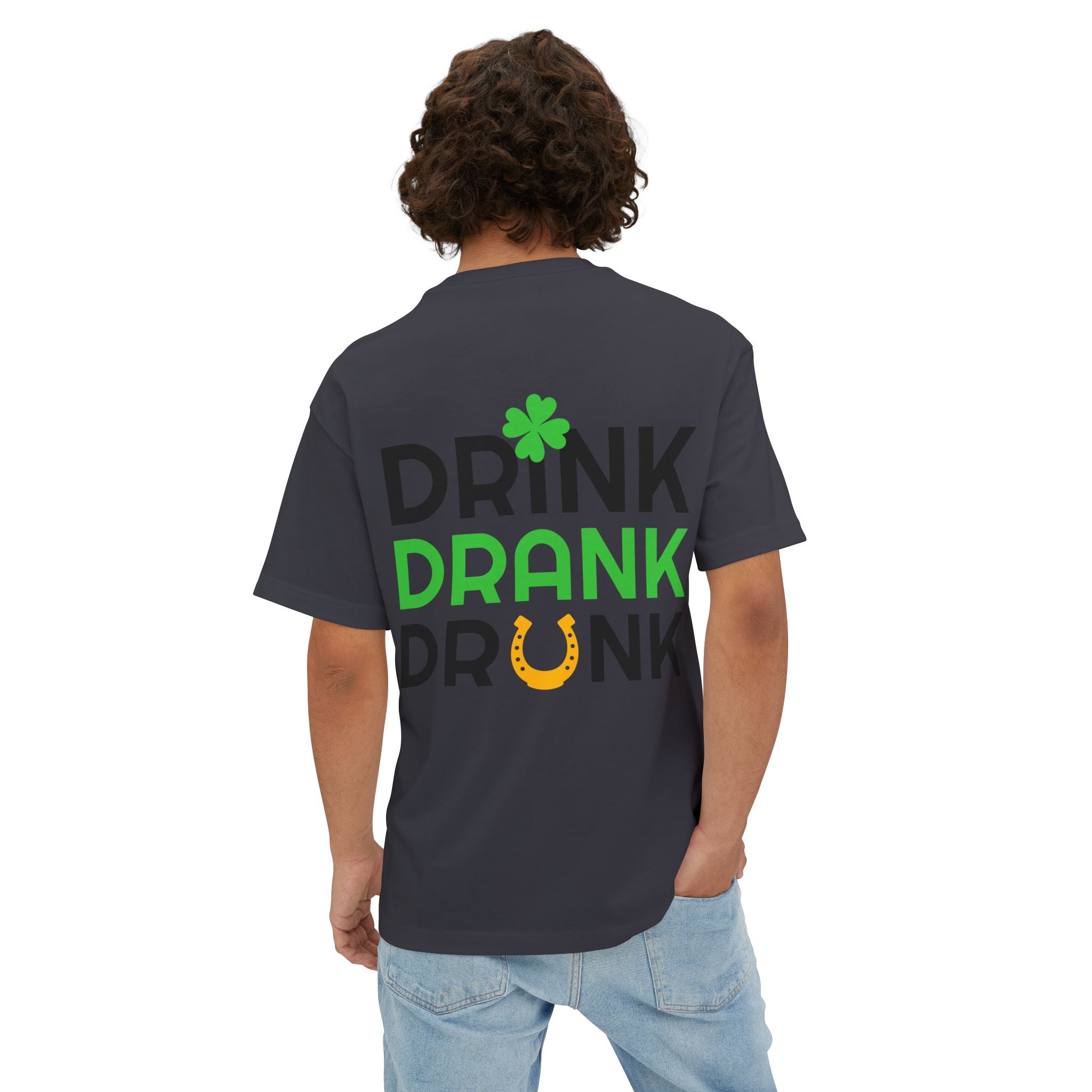 St. Patrick's 'Drink Drank Drunk' Boxy Tee