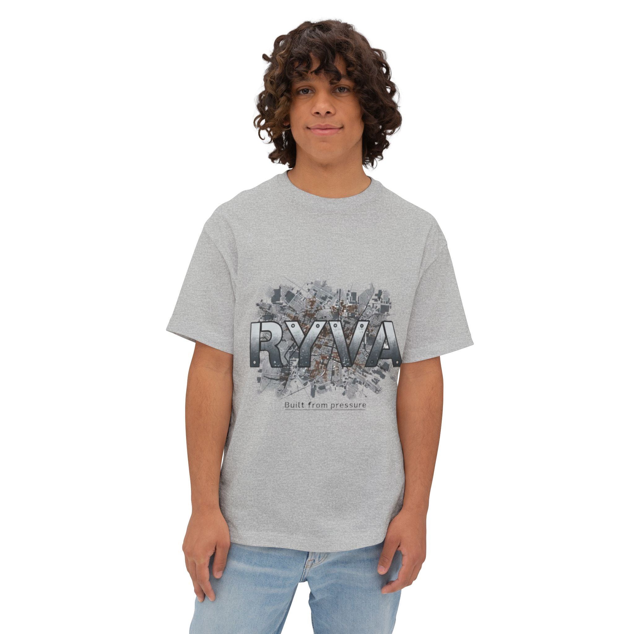 RYVA Graphic Tee — Urban Monochrome Logo Shirt