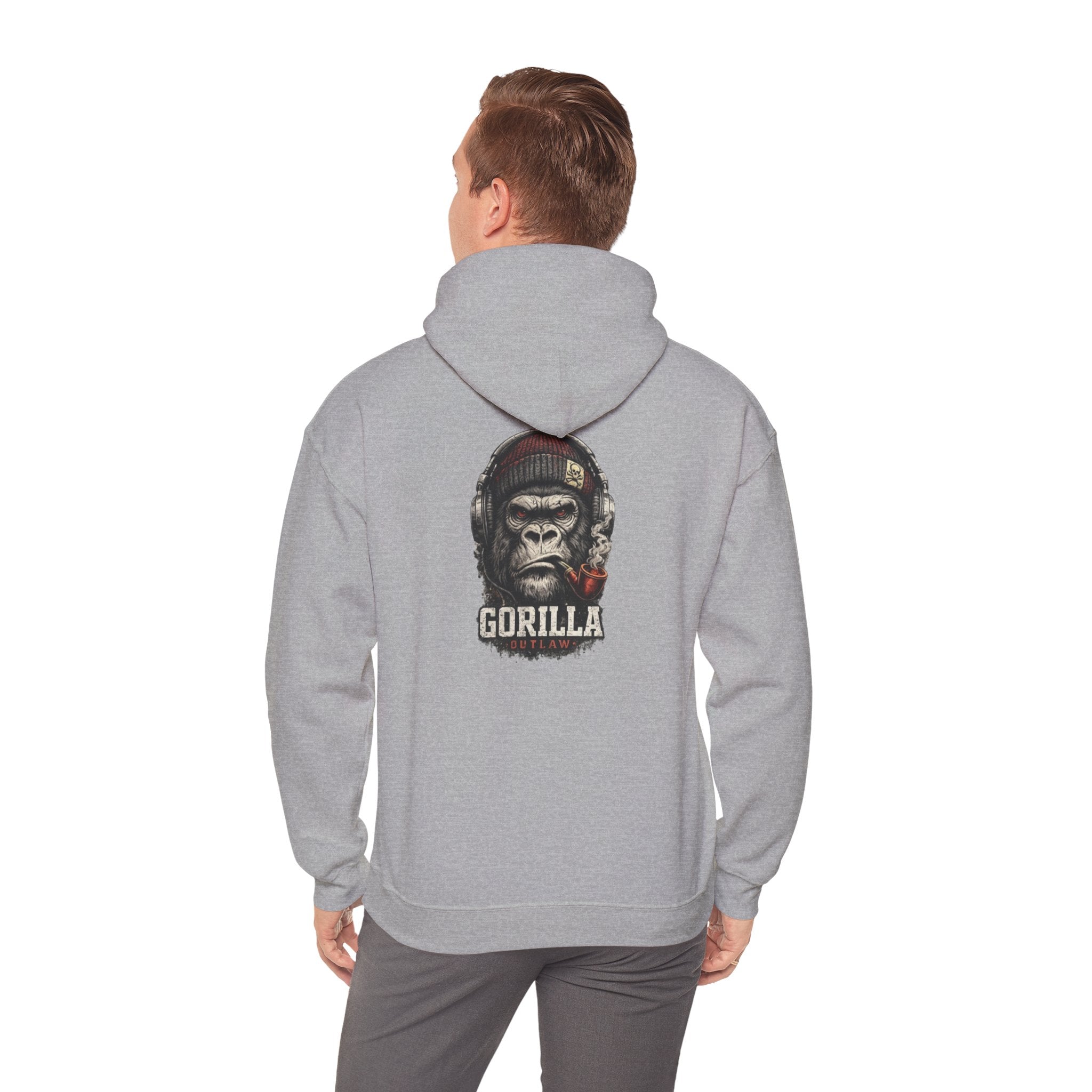 Gorilla Graphic Hoodie — Bold Ape Portrait Sweatshirt