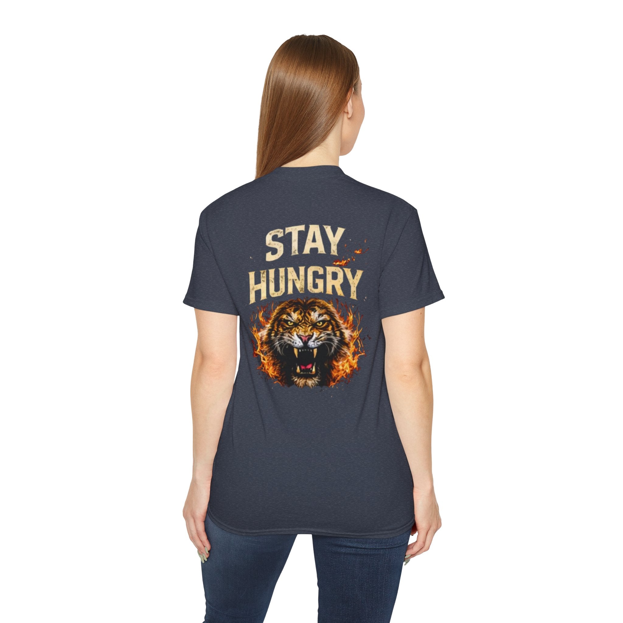 Stay Hungry Lion T-Shirt — Motivational Graphic Tee