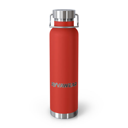 22oz Copper Vacuum Insulated Water Bottle — Double-Wall Stainless Steel Thermos