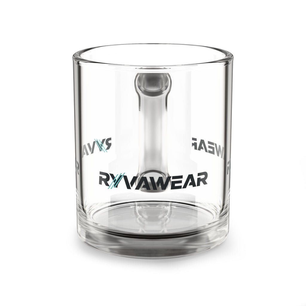 RYVWAWEAR Logo 10oz Glass Coffee Mug