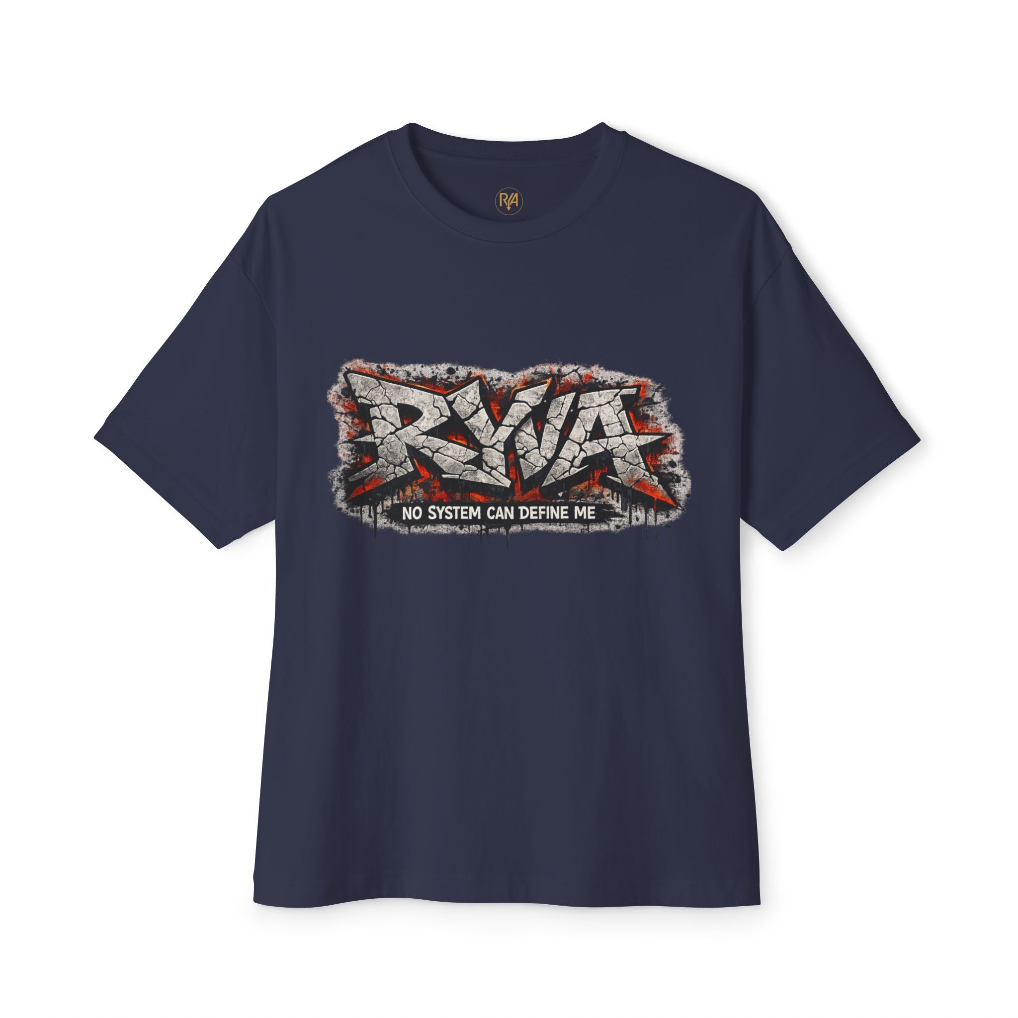 Graffiti 'No System Can Define Me' Boxy Tee