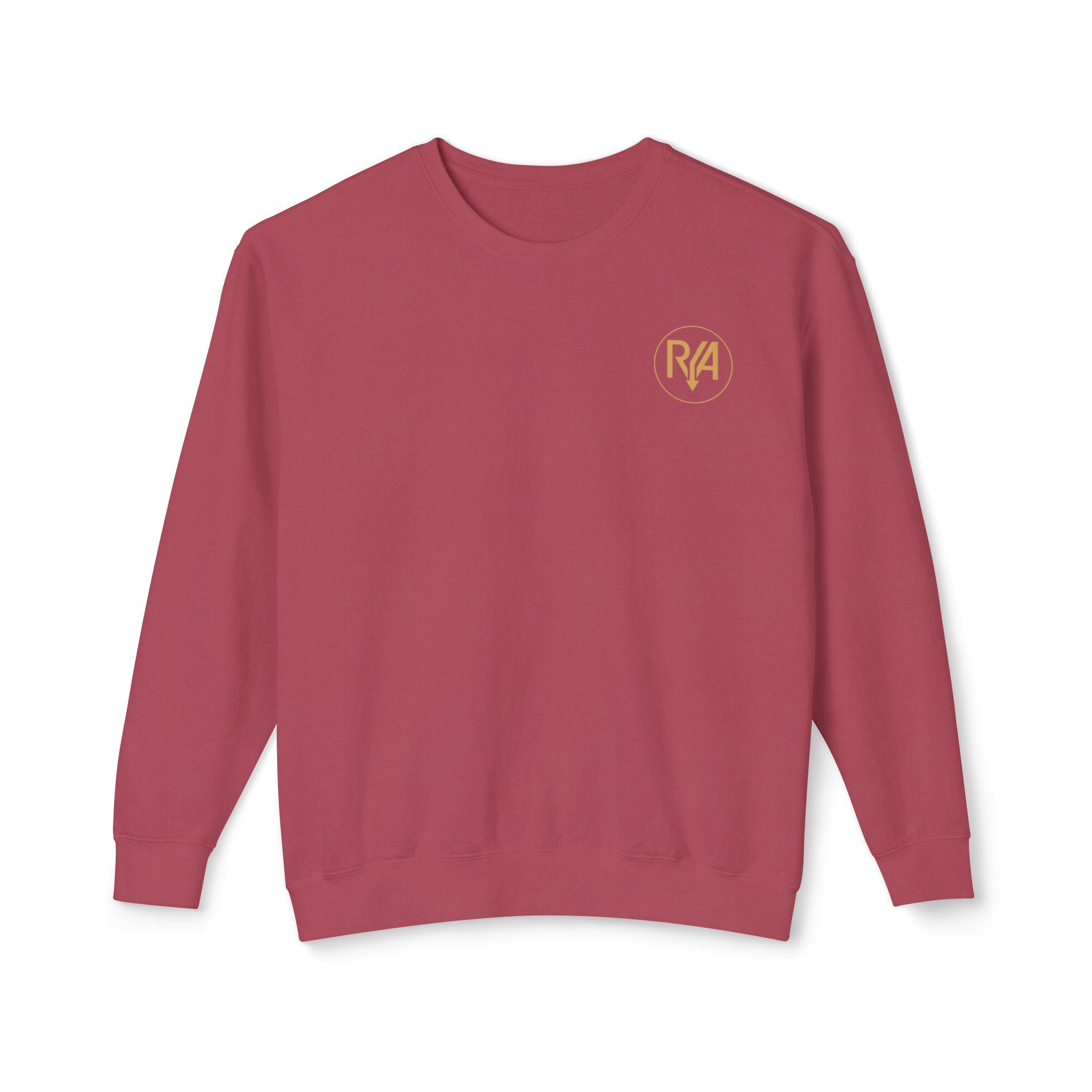 Minimal Monogram Crewneck Sweatshirt — R/A Embroidered