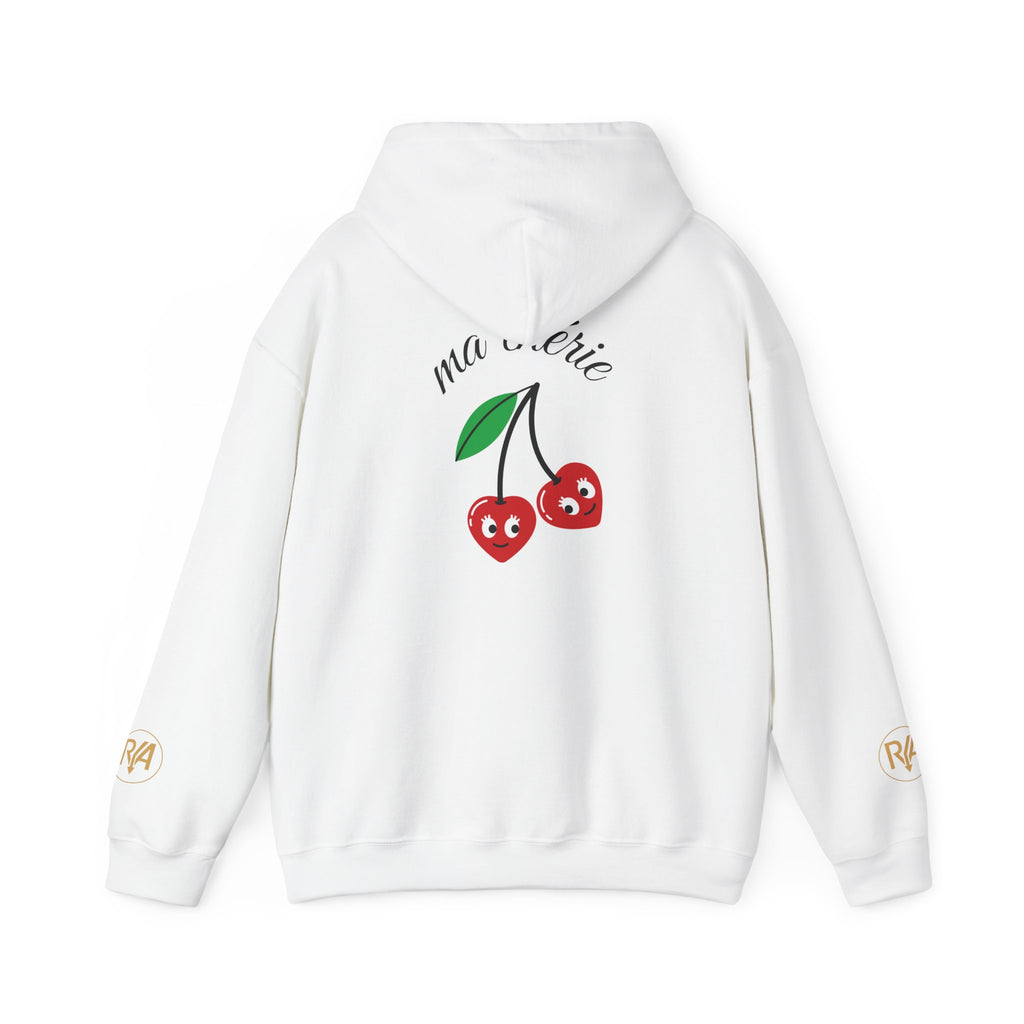 Cherry Mariette Hoodie — Cute Retro Cherry Graphic Hooded Sweatshirt