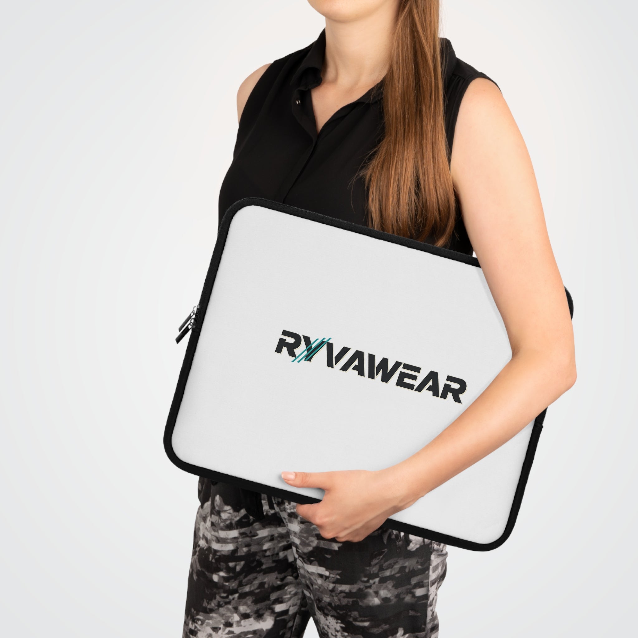 RyvaWear Logo Laptop Sleeve - Protective Zippered Neoprene Case