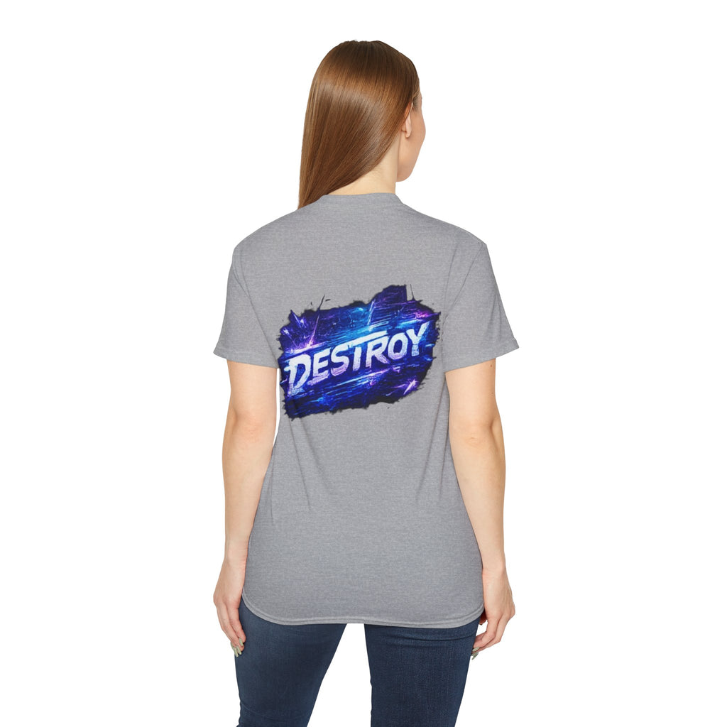 T-Shirt — 'Destroy' Retro Galaxy Graphic Tee