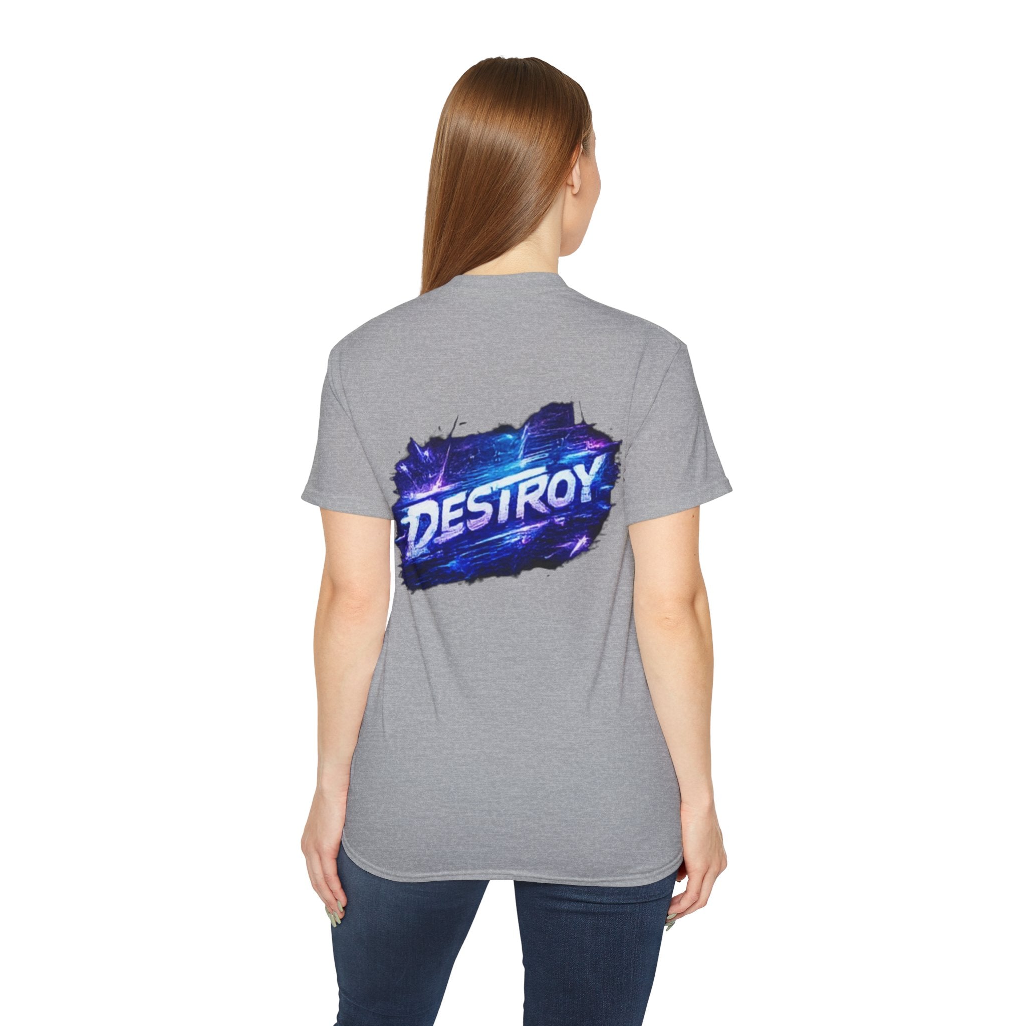 T-Shirt — 'Destroy' Retro Galaxy Graphic Tee