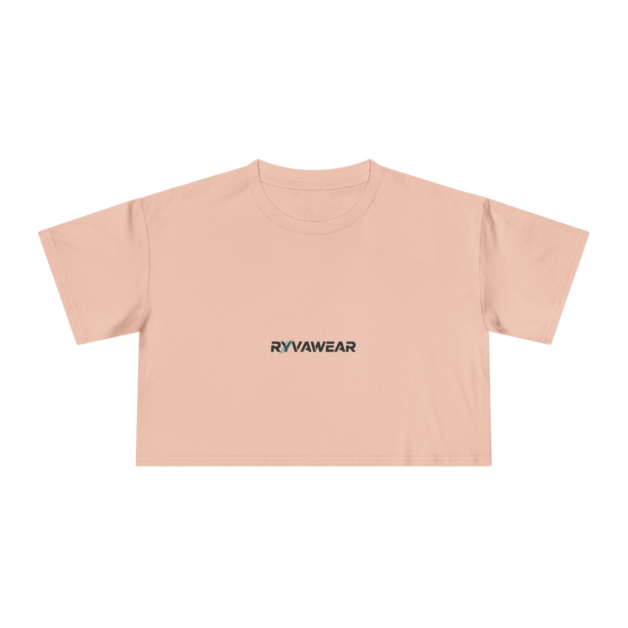 Women's Crop Tee – Minimal 'RYYAWEAR' Logo Crop Top