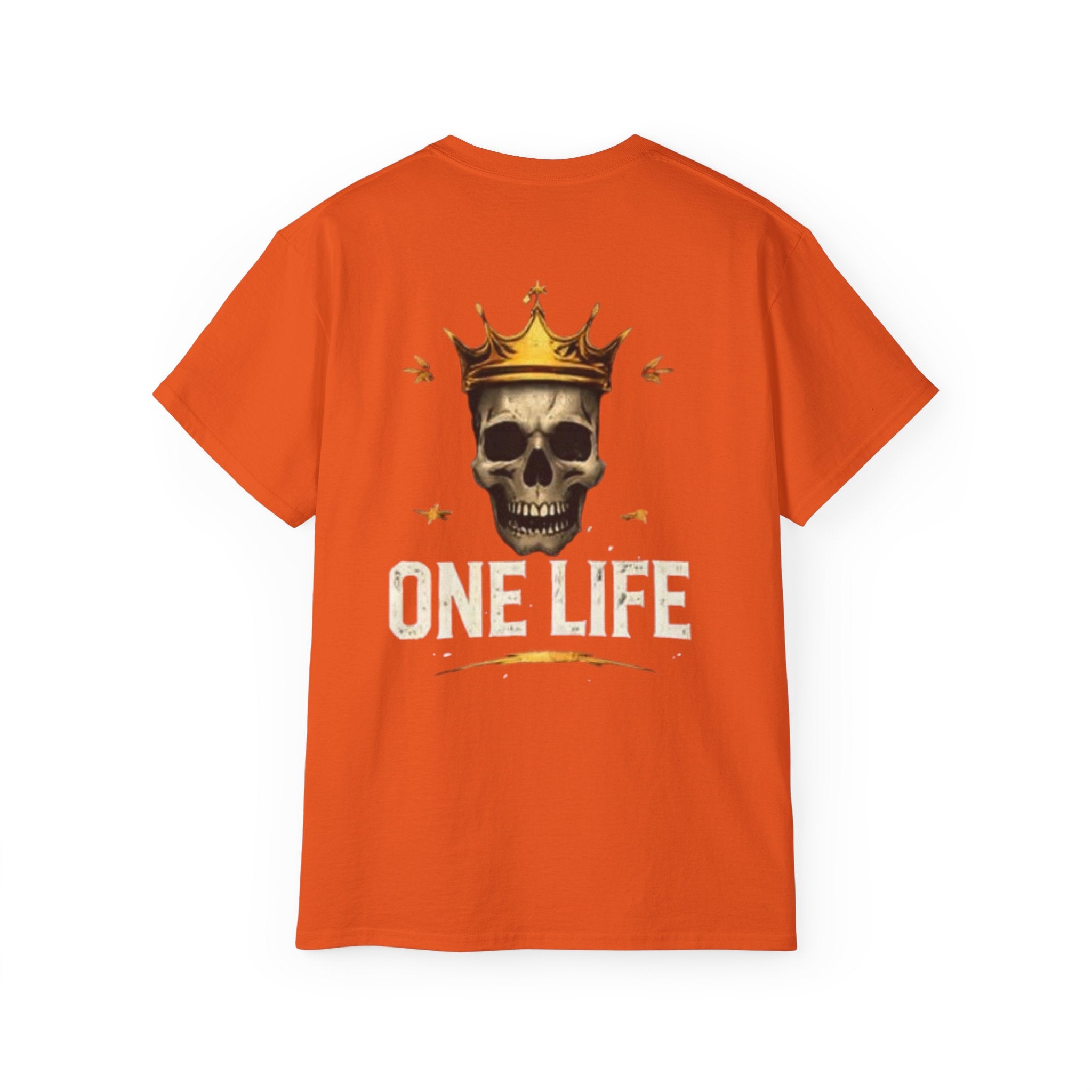One Life Skull Crown T-Shirt — Gothic Skull Graphic Tee