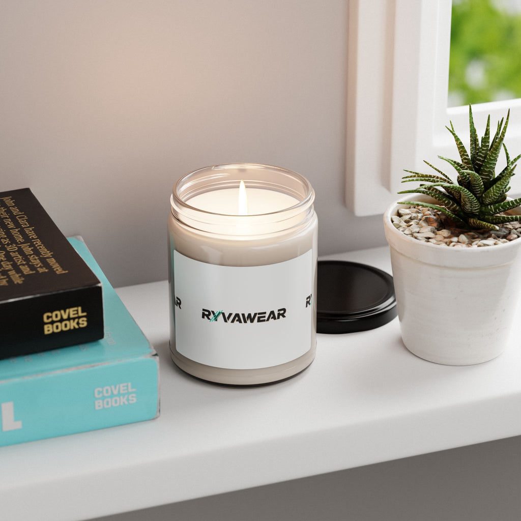 Soy Candle 9oz — RYVAWEAR Branded Scented Jar Candle