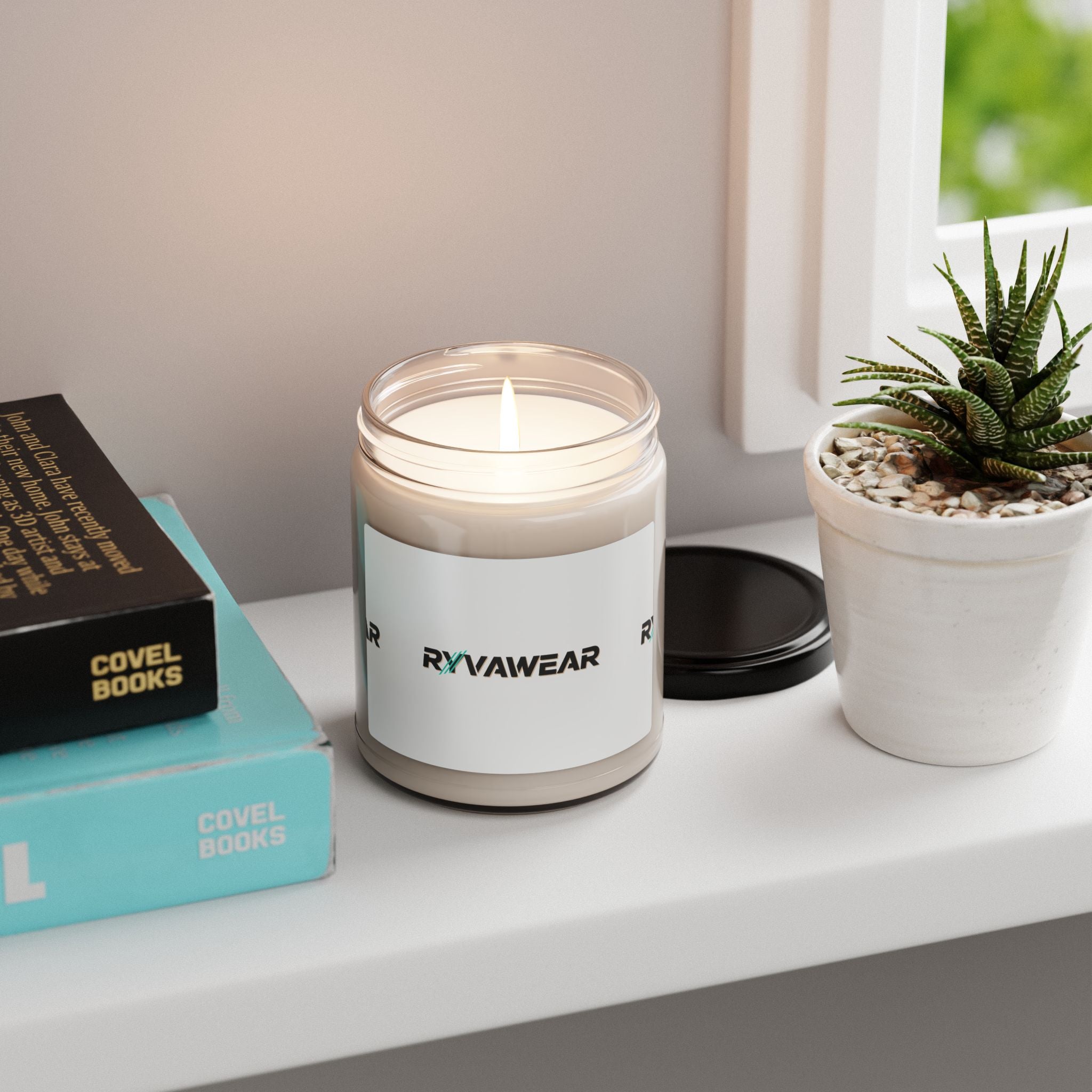 Soy Candle 9oz — RYVAWEAR Branded Scented Jar Candle