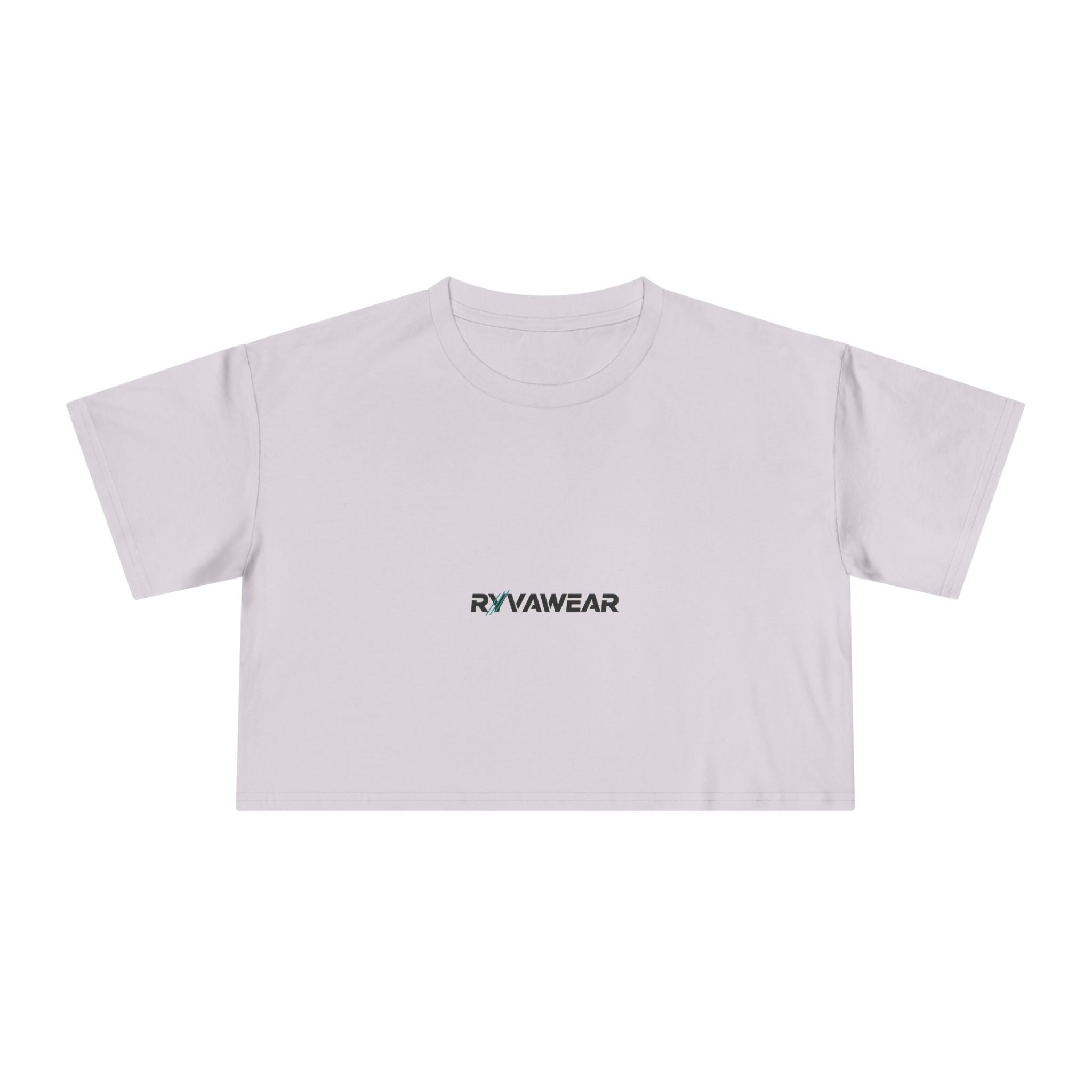 Women's Crop Tee – Minimal 'RYYAWEAR' Logo Crop Top