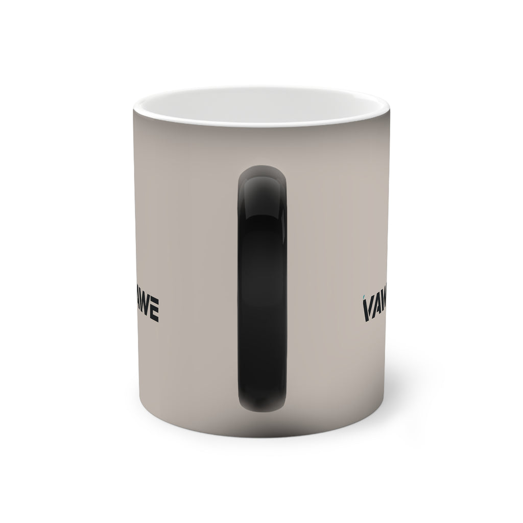 Color-Changing Mug — RVVAEWEAR Logo Heat Reveal, 11oz