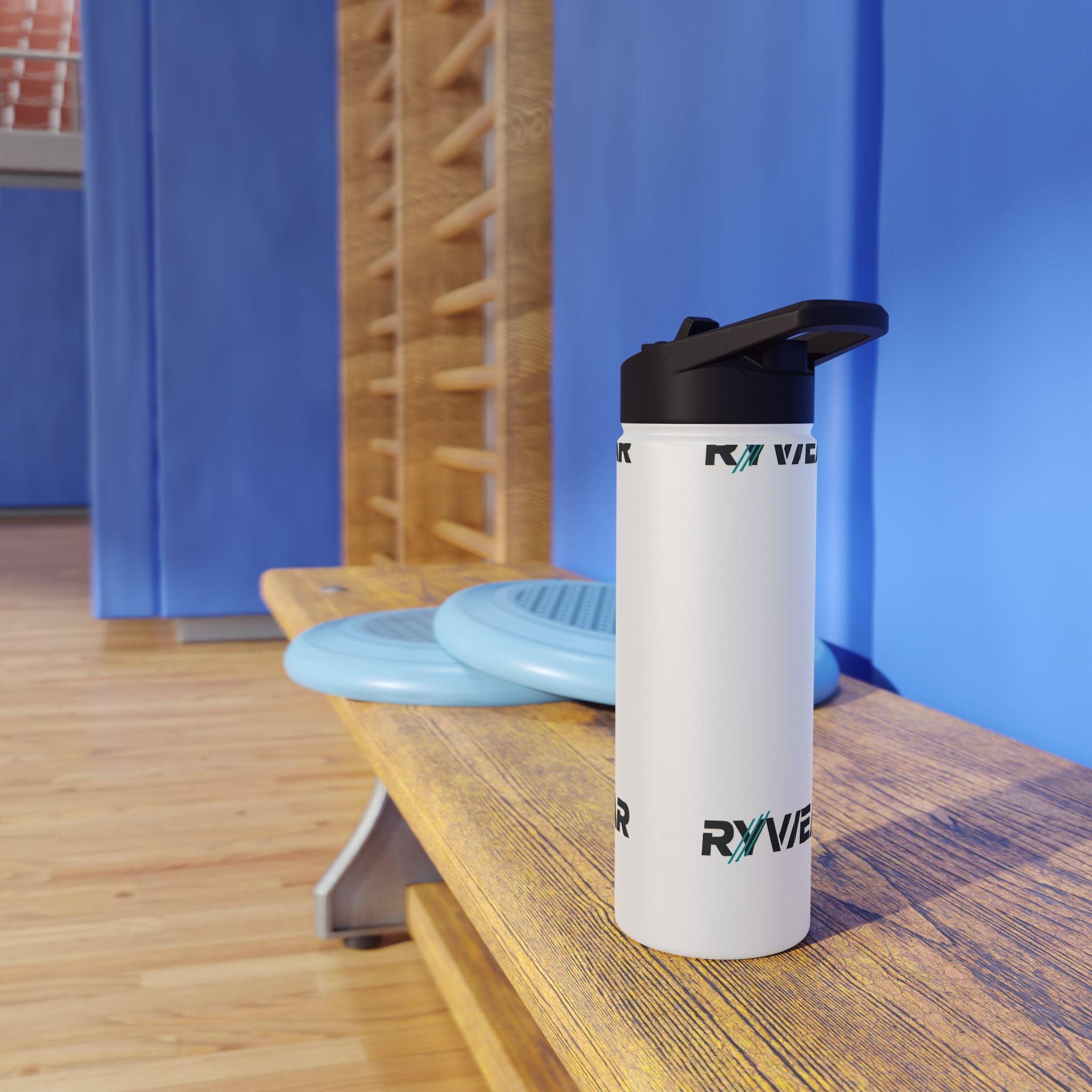 RYNWEAR Stainless Steel Water Bottle — Insulated Sports Bottle with Standard Lid