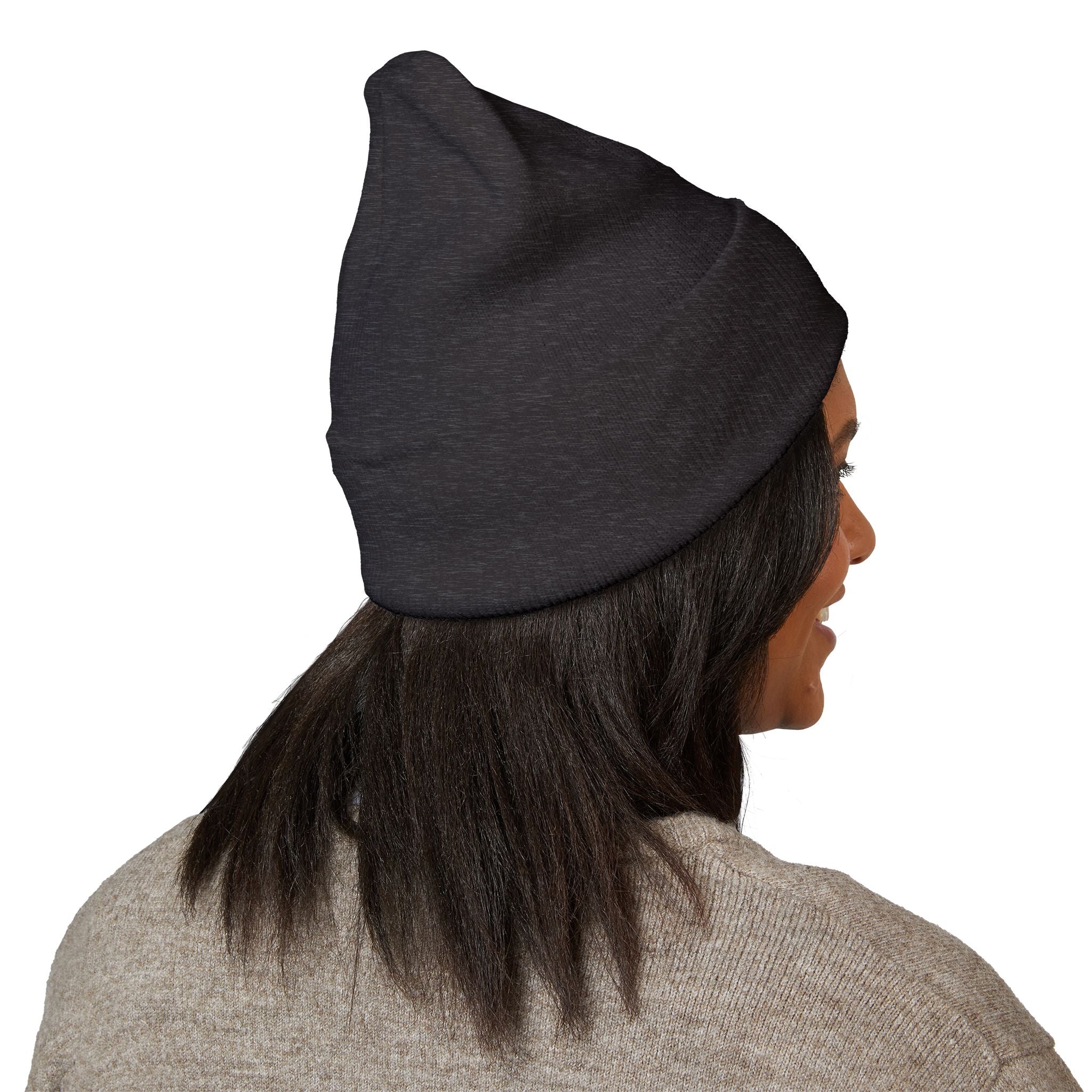 Embroidered Classic Cuffed Beanie — Minimal Logo Knit Hat