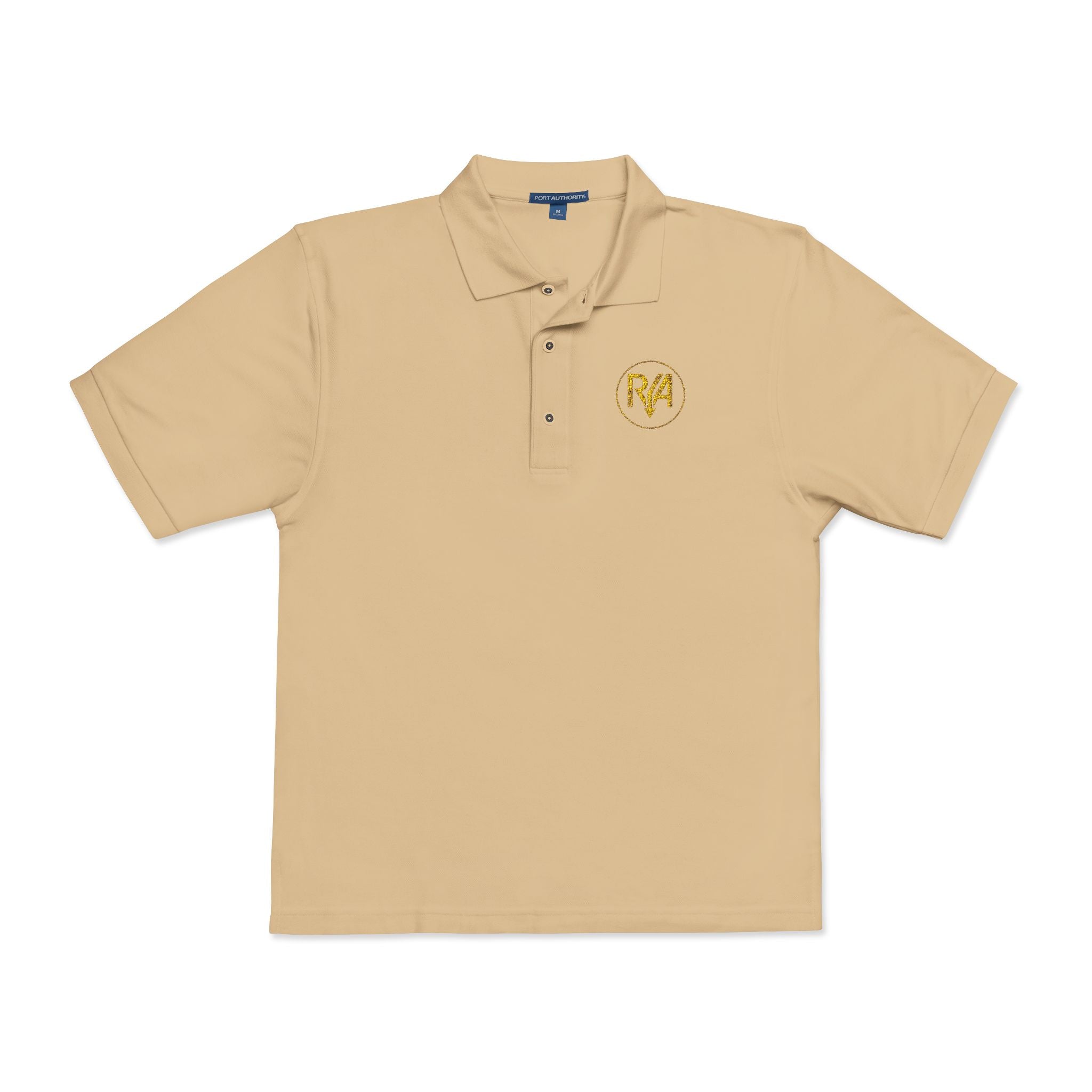 Embroidered Gold Lion Polo
