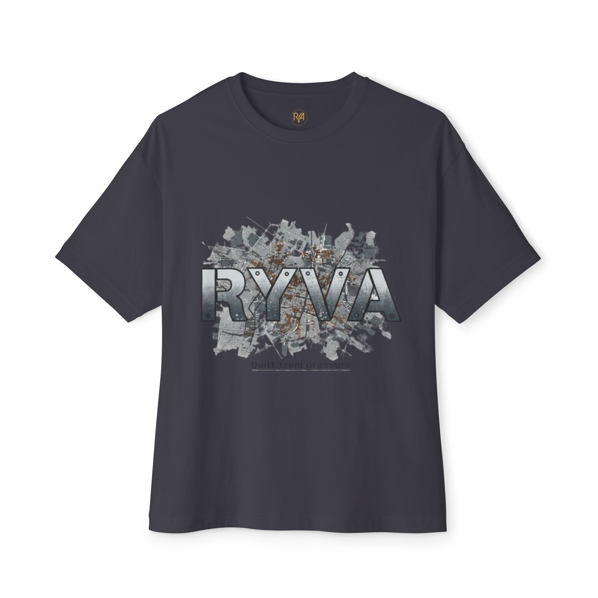 RYVA Graphic Tee — Urban Monochrome Logo Shirt
