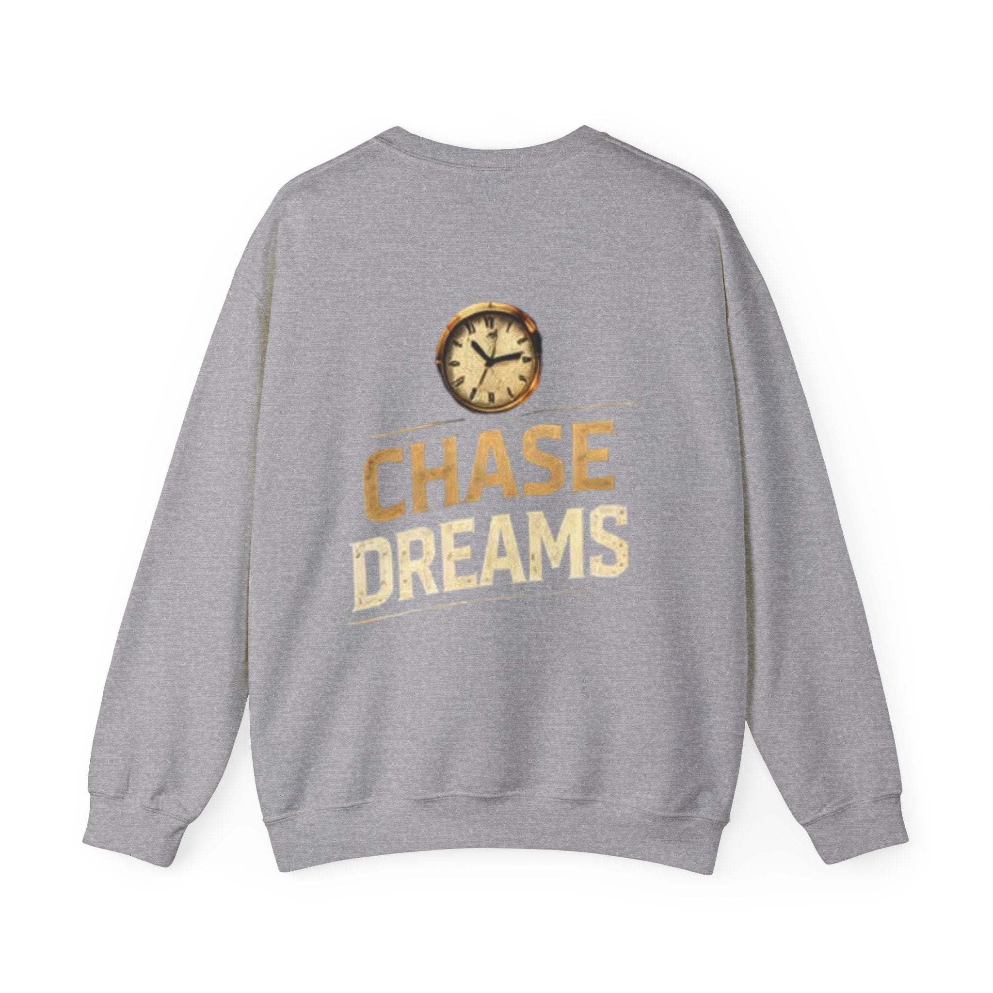 Crewneck Sweatshirt — Chase Dreams Clock Graphic