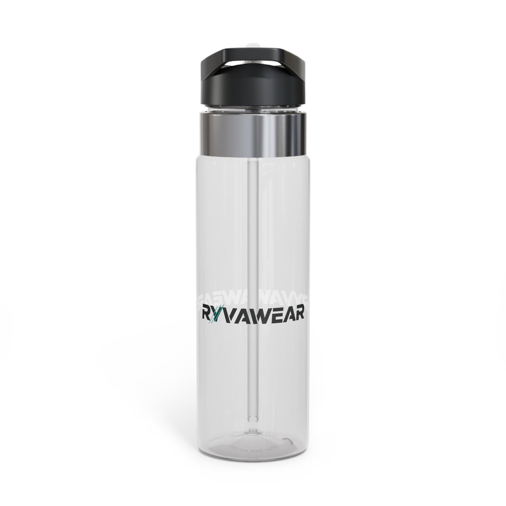 20oz Tritan Sport Bottle — Clear BPA-Free Water Bottle with Flip Straw Lid