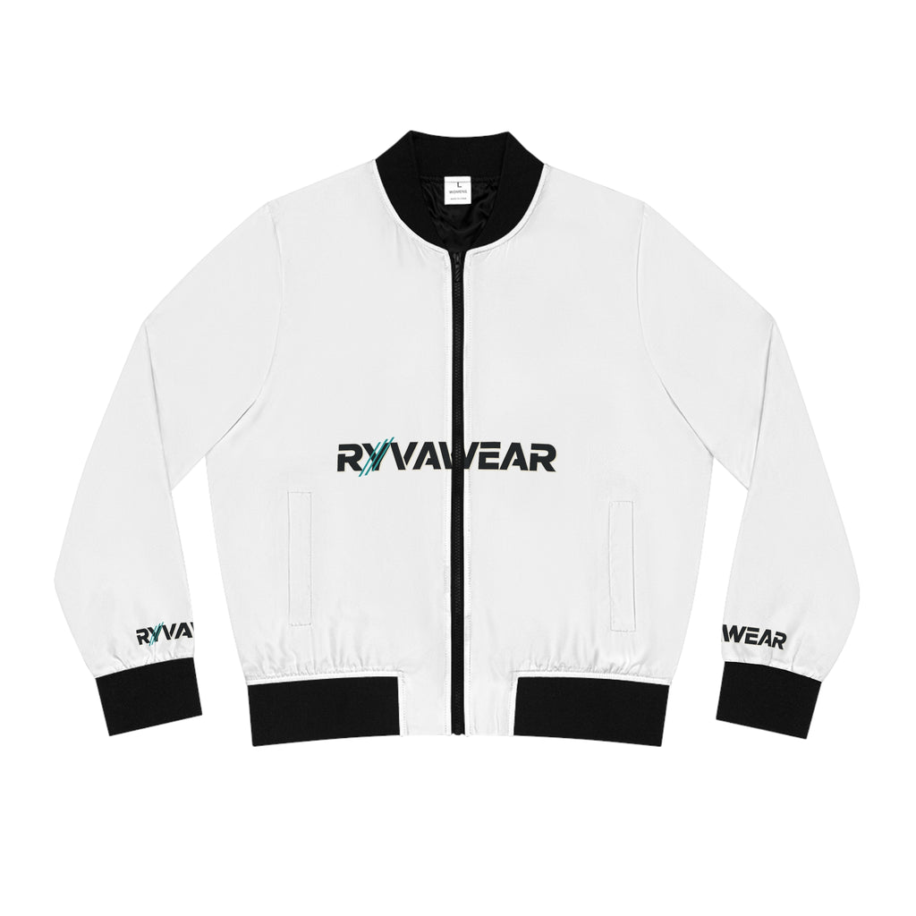 Bomber Jacket — RYVAWEAR Logo Women's Zip-Up Jacket
