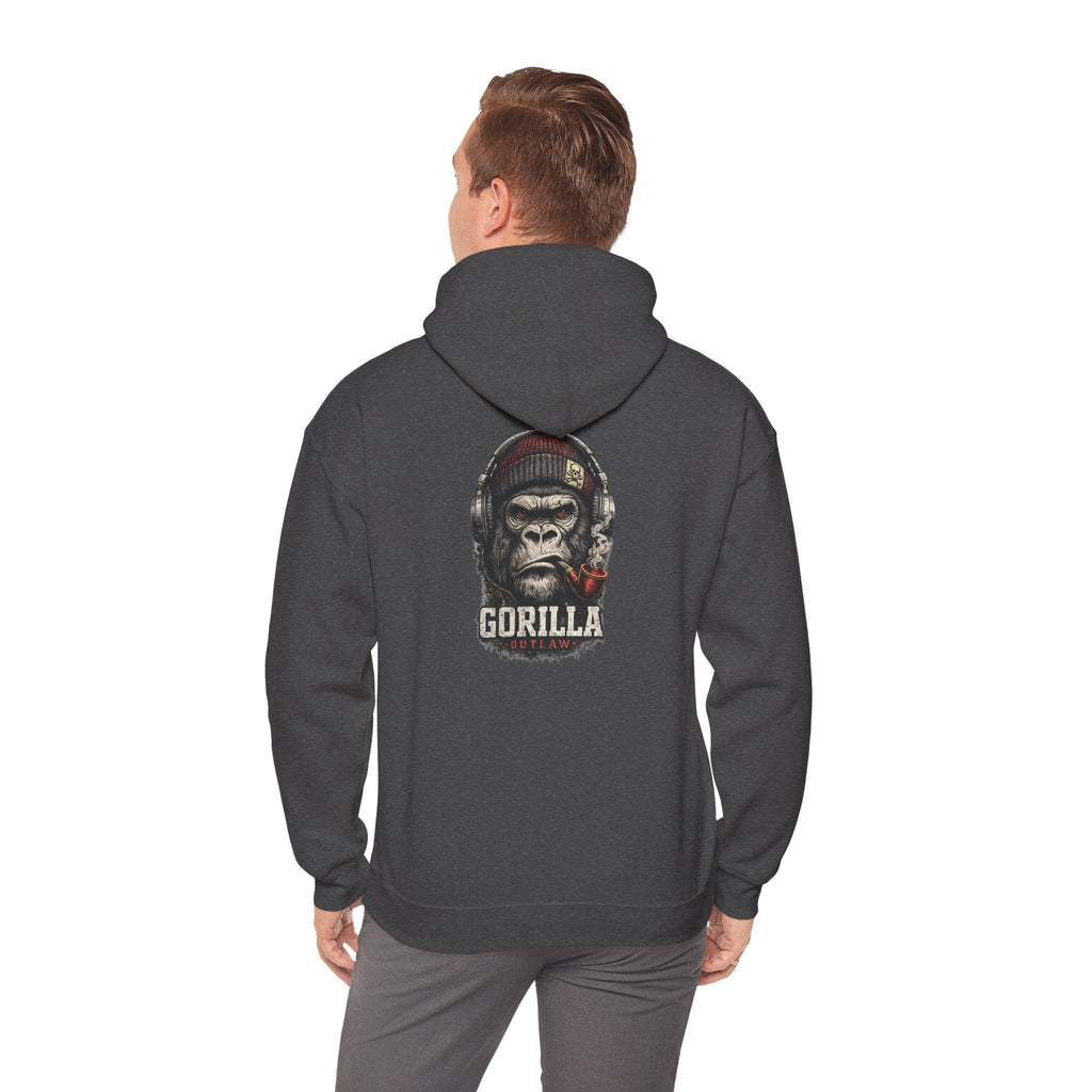 Gorilla Graphic Hoodie — Bold Ape Portrait Sweatshirt