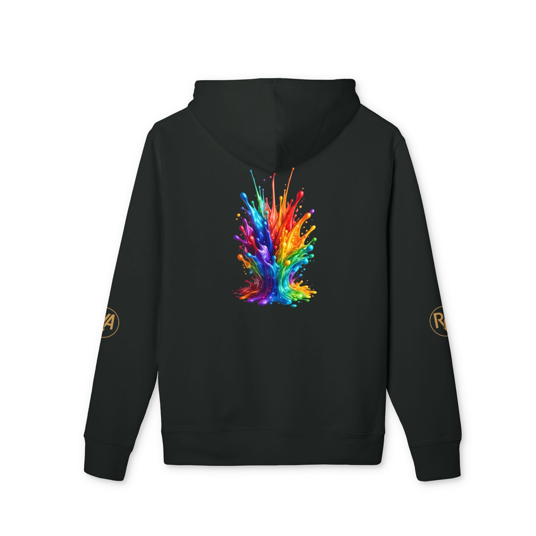 Color Splash Hoodie — Vibrant Rainbow Paint Splash Pullover