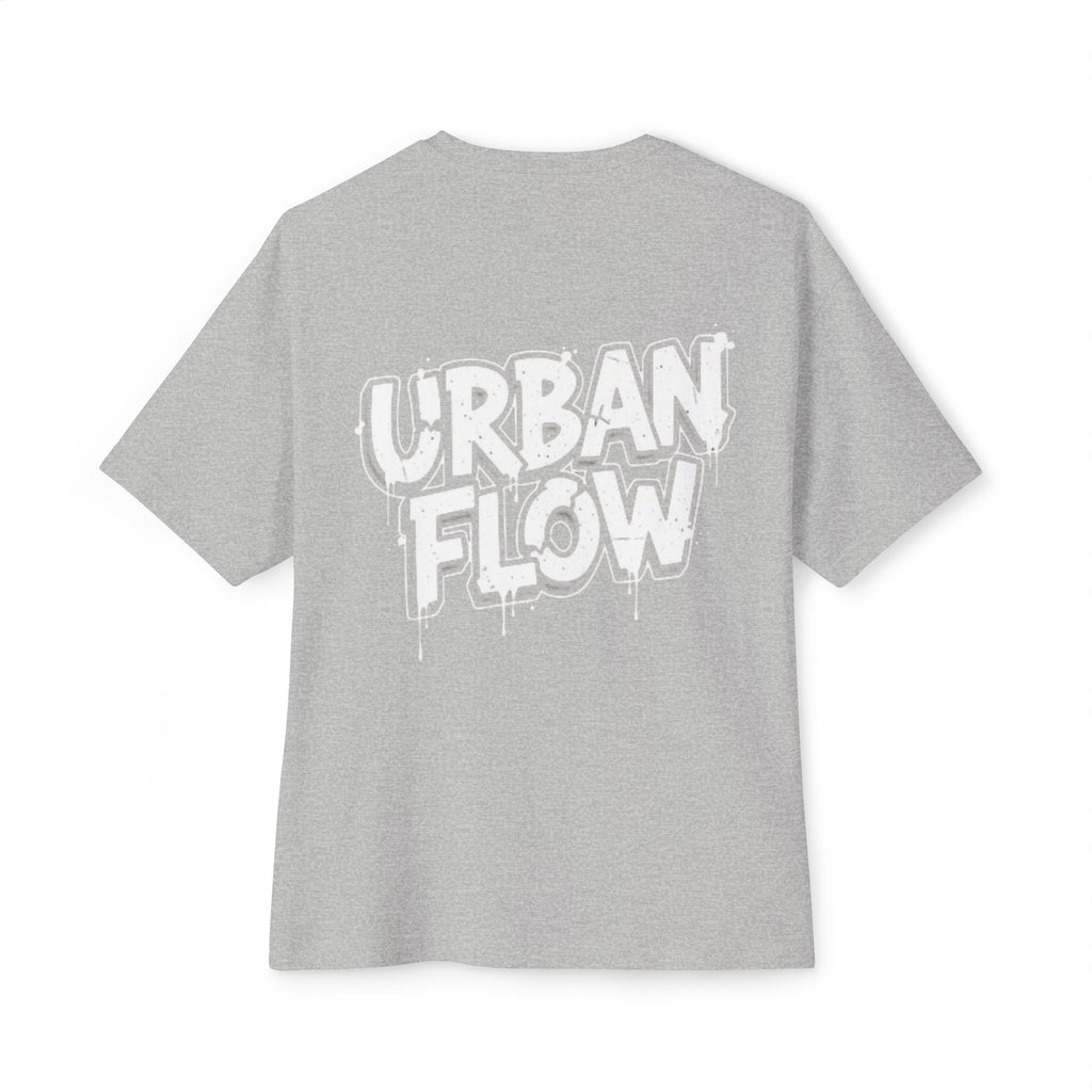 Urban Flow Tee — Graffiti Logo Oversized Boxy T-Shirt