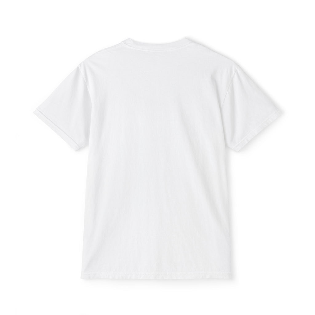 Minimal Pocket T‑Shirt — Subtle Text Chest Pocket Tee