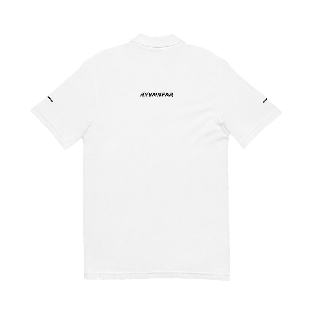 Embroidered Classic Polo Shirt — Minimal Chest & Back Logo