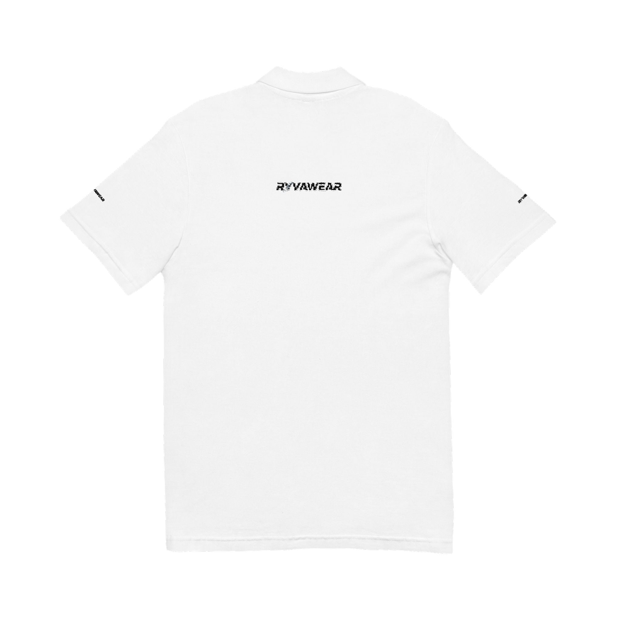 Embroidered Classic Polo Shirt — Minimal Chest & Back Logo