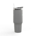 40oz Insulated Travel Mug – Large Vacuum Tumbler with Handle & Straw, Keeps Drinks Hot or Cold
