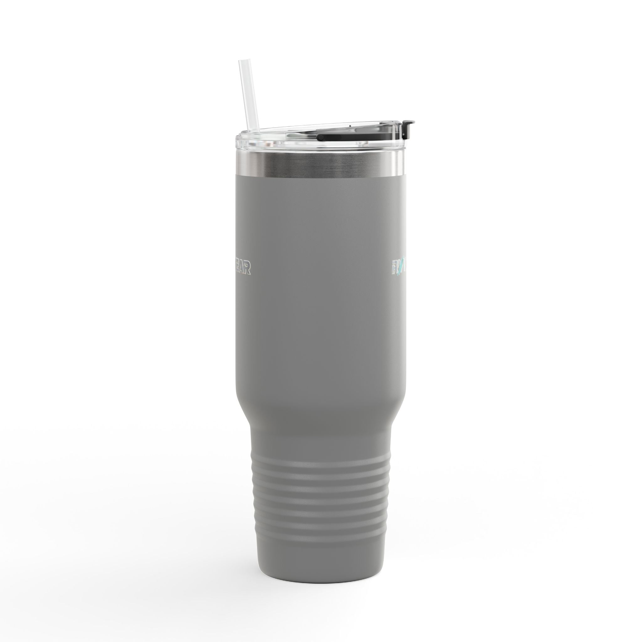 40oz Insulated Travel Mug – Large Vacuum Tumbler with Handle & Straw, Keeps Drinks Hot or Cold
