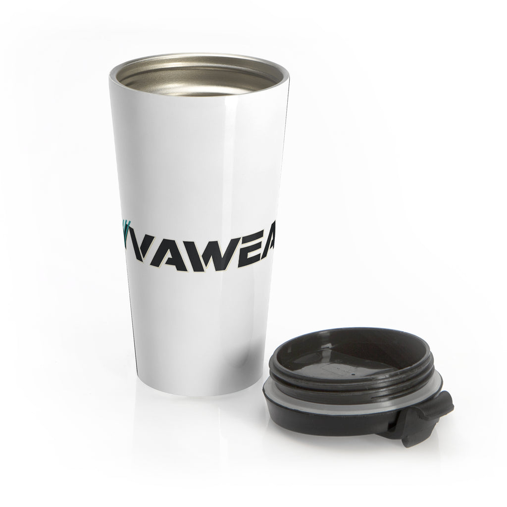 Awakened Script Stainless Steel Travel Mug
