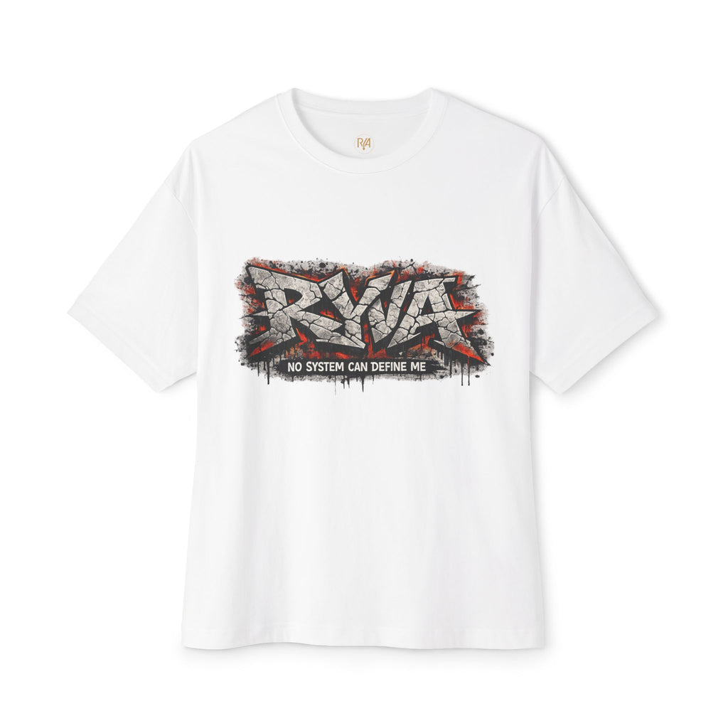 Graffiti 'No System Can Define Me' Boxy Tee