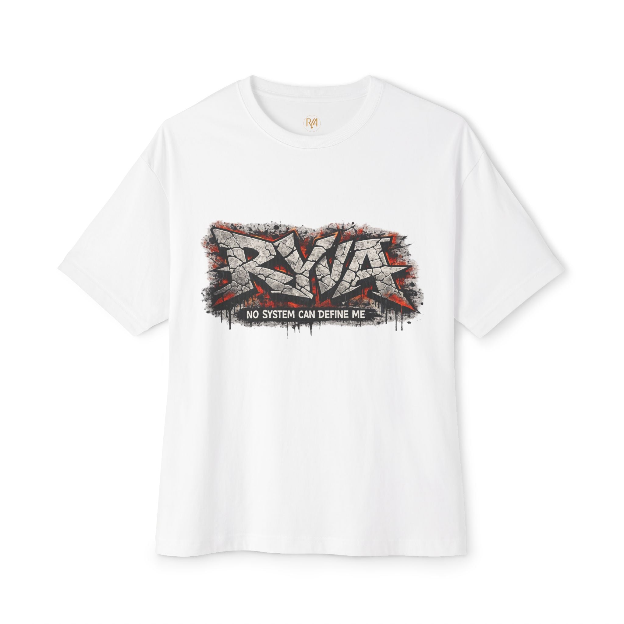 Graffiti 'No System Can Define Me' Boxy Tee