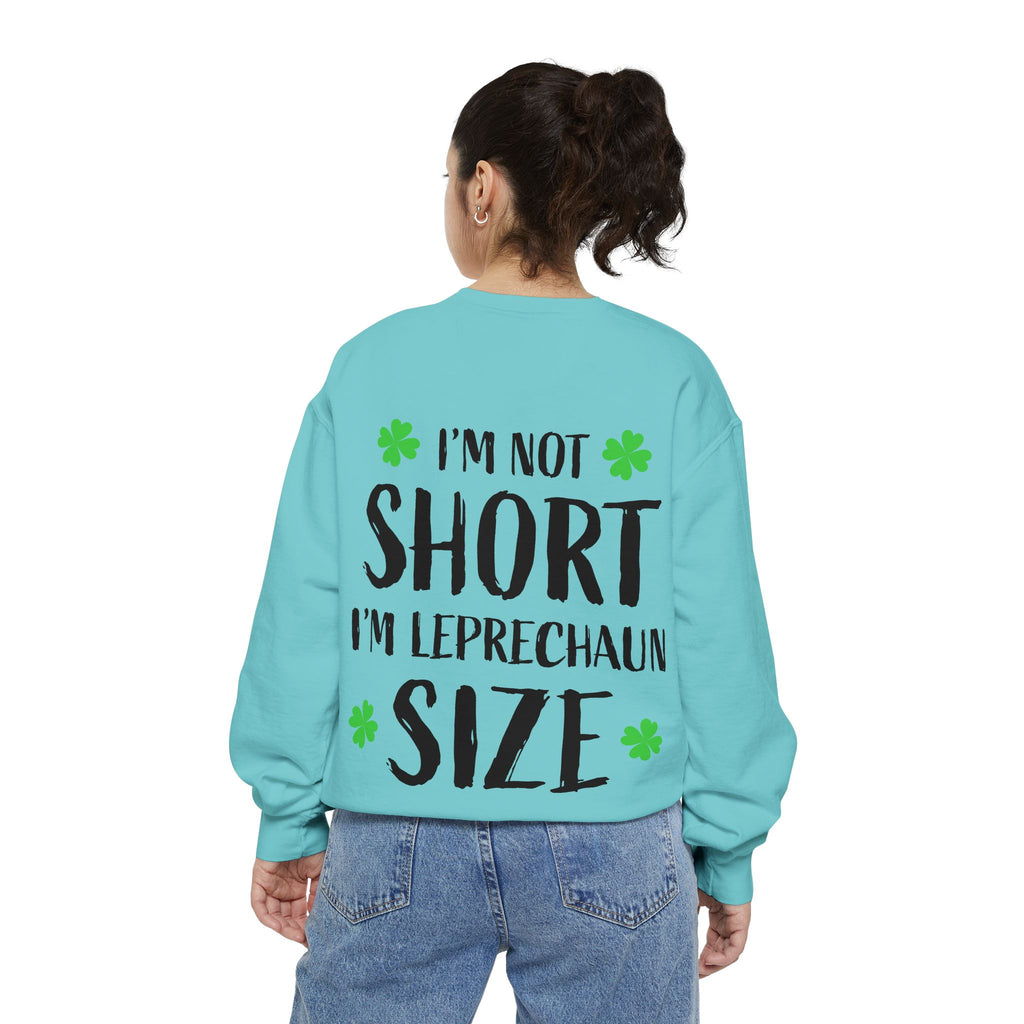 I'm Not Short I'm Leprechaun Size Sweatshirt — St. Patrick's Day Funny Crewneck