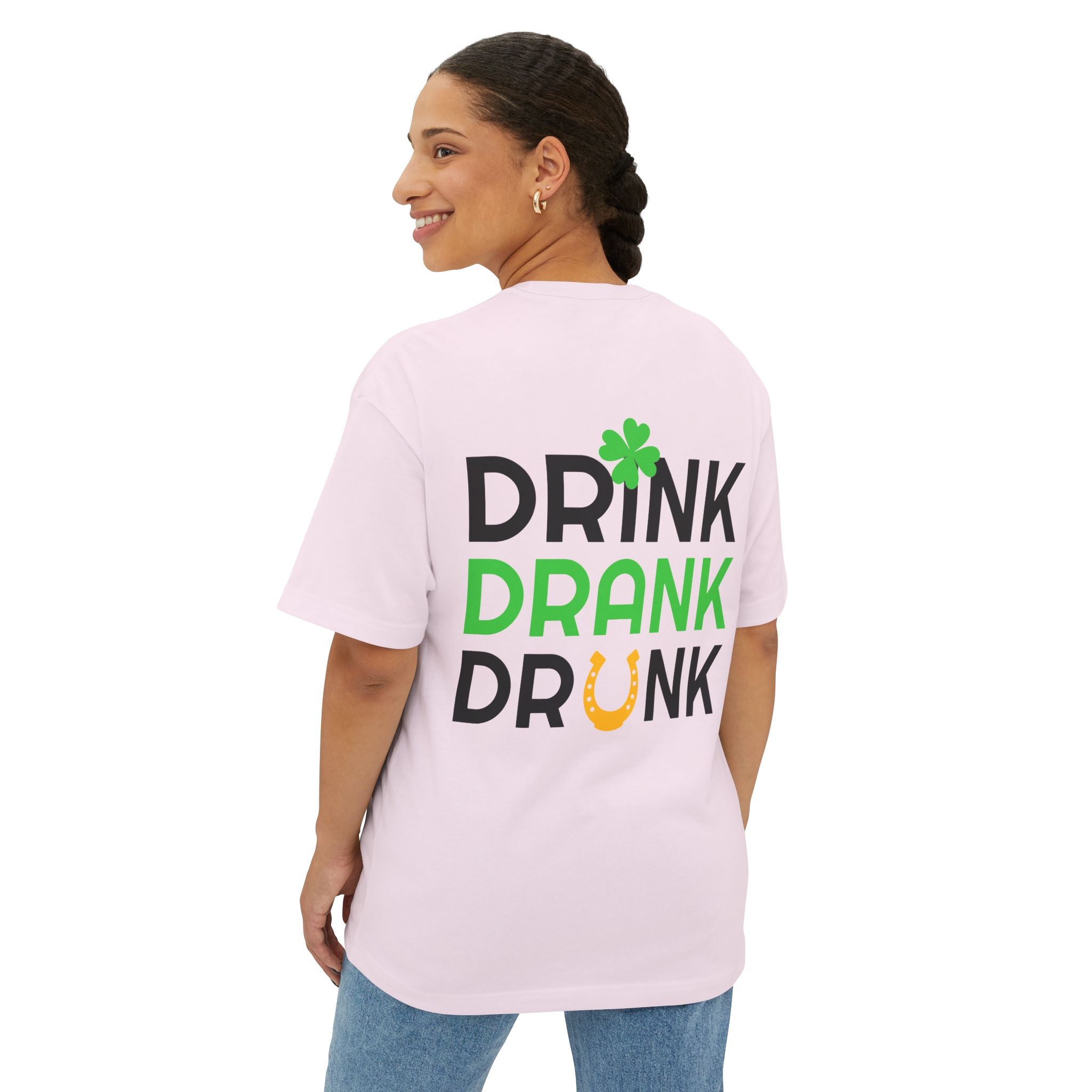 St. Patrick's 'Drink Drank Drunk' Boxy Tee