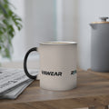 Color-Changing Mug — RVVAEWEAR Logo Heat Reveal, 11oz