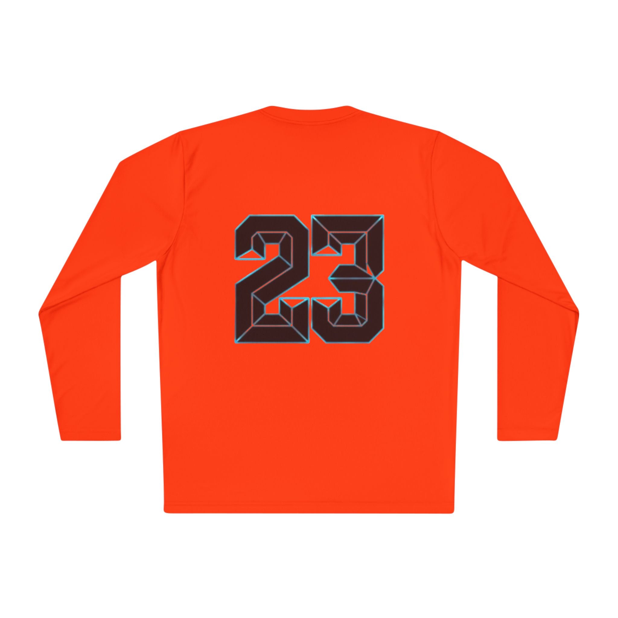 23 Geometric Number Long Sleeve Tee