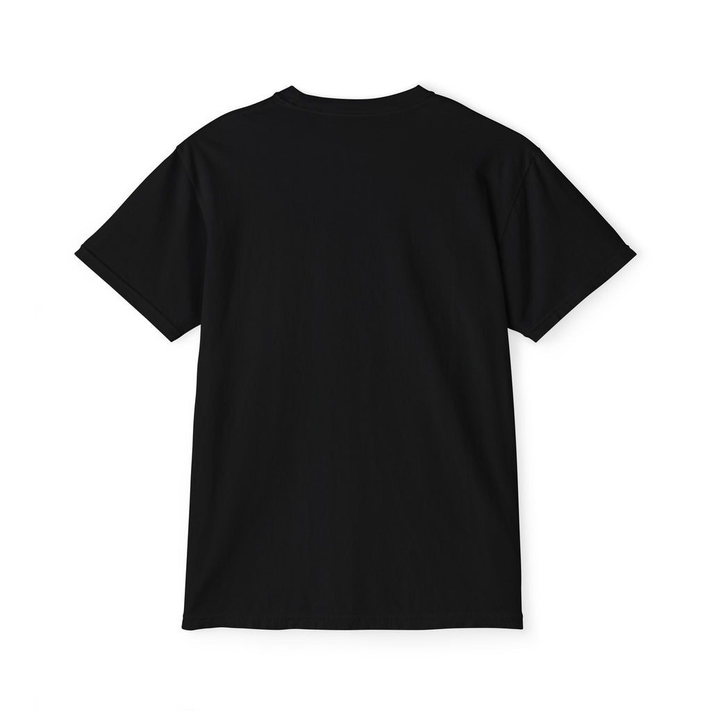 Minimal Pocket T‑Shirt — Subtle Text Chest Pocket Tee